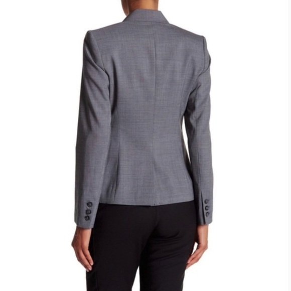 Theory Nichelle Wool Blend Blazer Size 4 Grey - Picture 14 of 14